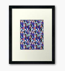Abstract vector seamless pattern Framed Print