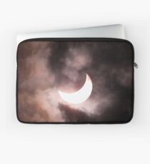 Crescent Sun beyond the Clouds Laptop Sleeve