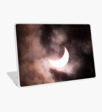 Crescent Sun beyond the Clouds Laptop Skin