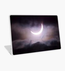 Crescent Sun between the Clouds Laptop Skin