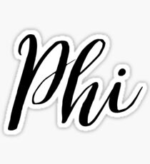phi Sticker