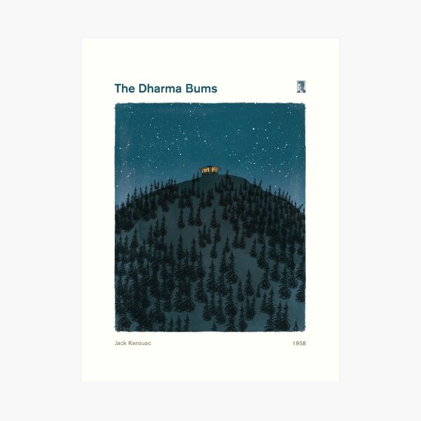 El Dharma Bums - Jack Kerouac Lámina artística