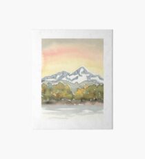 Ute Mountain at Sunset Art Board