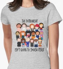 Patriarchy, SMASH Women's Fitted T-Shirt