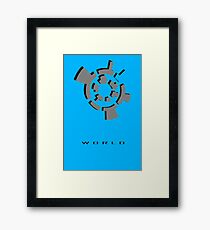 Chozo Artifact of World - 3D Minimalist Framed Print