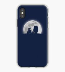Wall•E and EVE in the Moonlight, Awwwww. iPhone Case