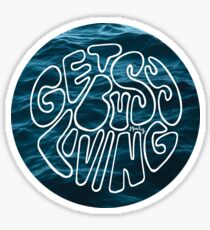 Get Busy Living Sticker