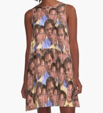 Jim as Dwight and Dwight as Jim A-Line Dress