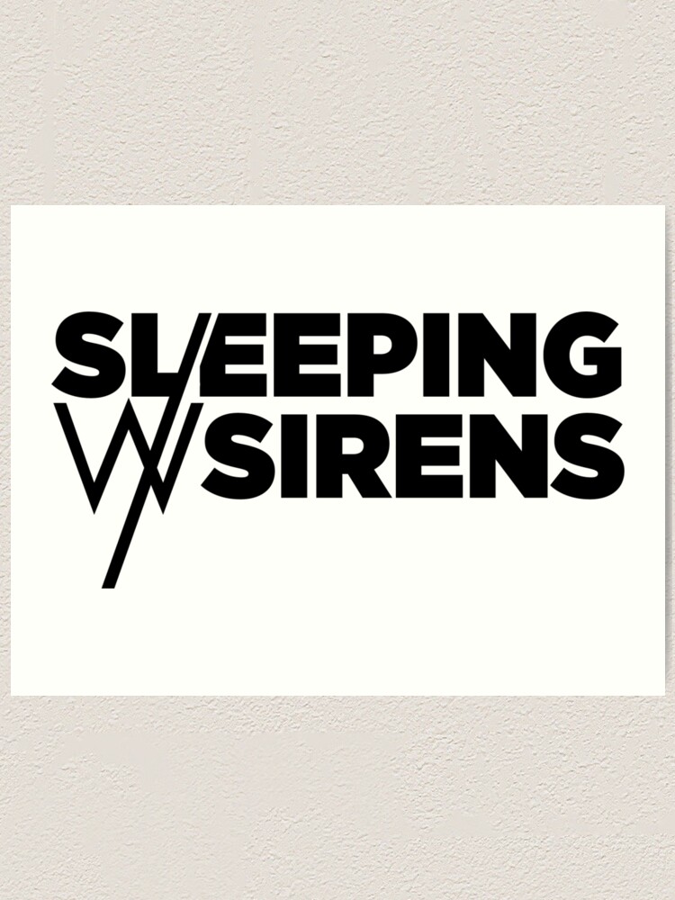 Sleeping With Sirens Basic Logo Art Print By Annyyaa Redbubble
