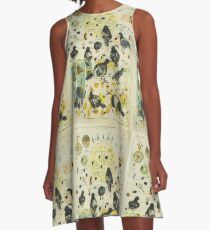 Global Pigeon A-Line Dress