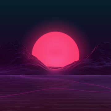 Artwork thumbnail, Neon Sunset by AxiomDesign