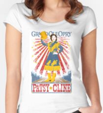 Patsy Cline Poster. Grand Ole Opry. Country Music. Nashville. TN. Women's Fitted Scoop T-Shirt