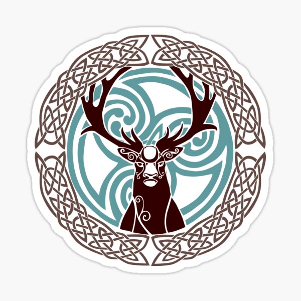 I am a Stag: of seven tines Sticker