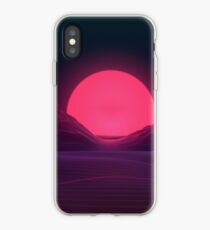 Vinilo y funda para iPhone Puesta de sol de neón