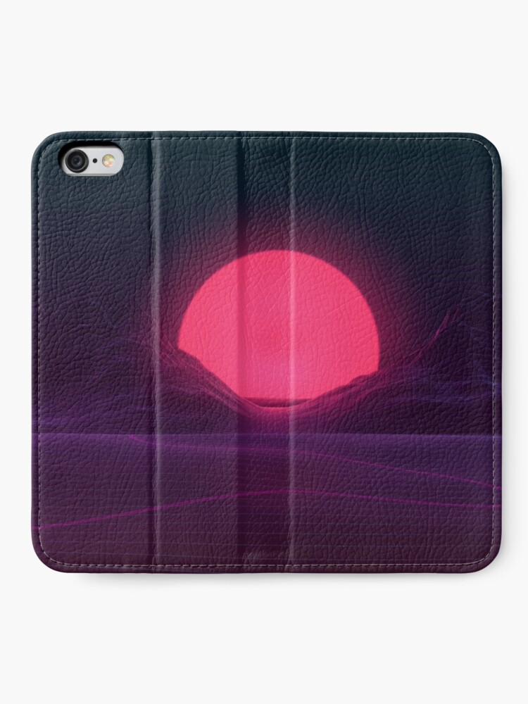 Alternate view of Neon Sunset iPhone Wallet