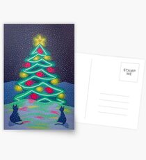 Bright December Night Postcards