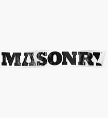 Masonry Poster