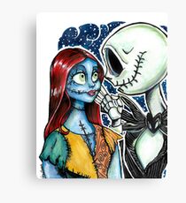 Jack & Sally Canvas Print