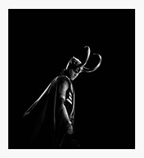 Loki black&white Photographic Print