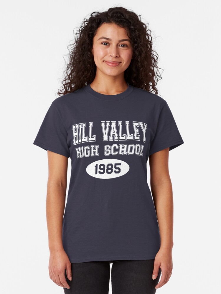 hill valley high school t shirt