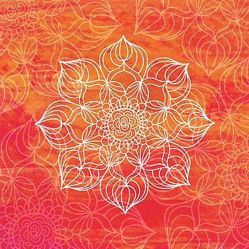 Imagen de la obra Orange mandala de weloveboho