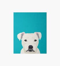 Pitbull pet portrait dog breeds pet friendly dog art unique gifts for dog lover Art Board