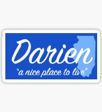 Darien Illinois Sticker
