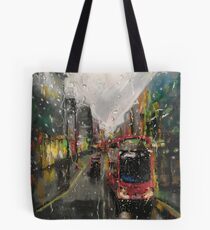 London in the rain Tote Bag