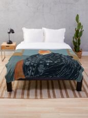 The Fox's Wedding Throw Blanket