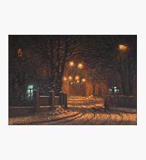 Evening in orange colours Photographic Print