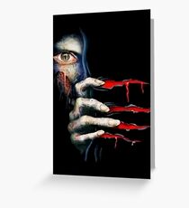Capcom Resident Evil 2 Classic RARE Design. 100% Redrawn In Adobe Ilustrator Vector Format. Greeting Card