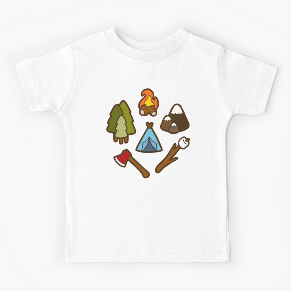 Camping is cool Kids T-Shirt