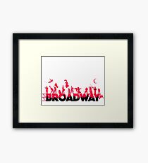 A Celebration of Broadway Framed Print