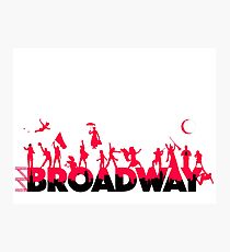 Eine Feier des Broadway Fotodruck
