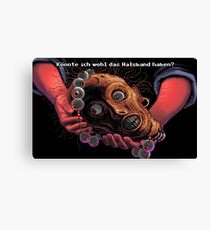 Monkey Island Head of the navigator English Canvas Print