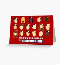 Happy Holidays from Dunder Mifflin Greeting Card