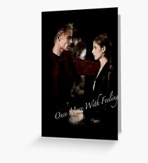 Spike And Buffy - Once More With Feeling Greeting Card