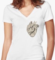 Florence and the Machine Heart Women's Fitted V-Neck T-Shirt