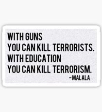 Malala Yousafzai is my hero. Sticker
