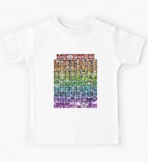 Mega Man Robot Masters Rainbow Kids Tee