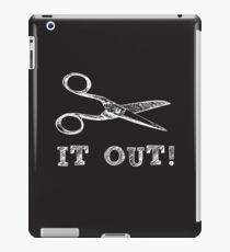 Cut It Out Scissors iPad Case/Skin