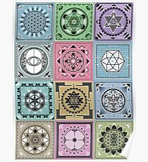 SACRED GEOMETRY - ARCHITECTURE OF THE UNIVERSE Poster