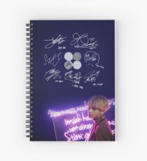 wings - kim taehyung Spiral Notebook