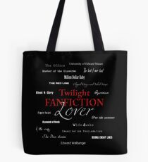 Twilight fanfiction lover Tote Bag
