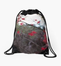 Autumn Glow (Red) Drawstring Bag