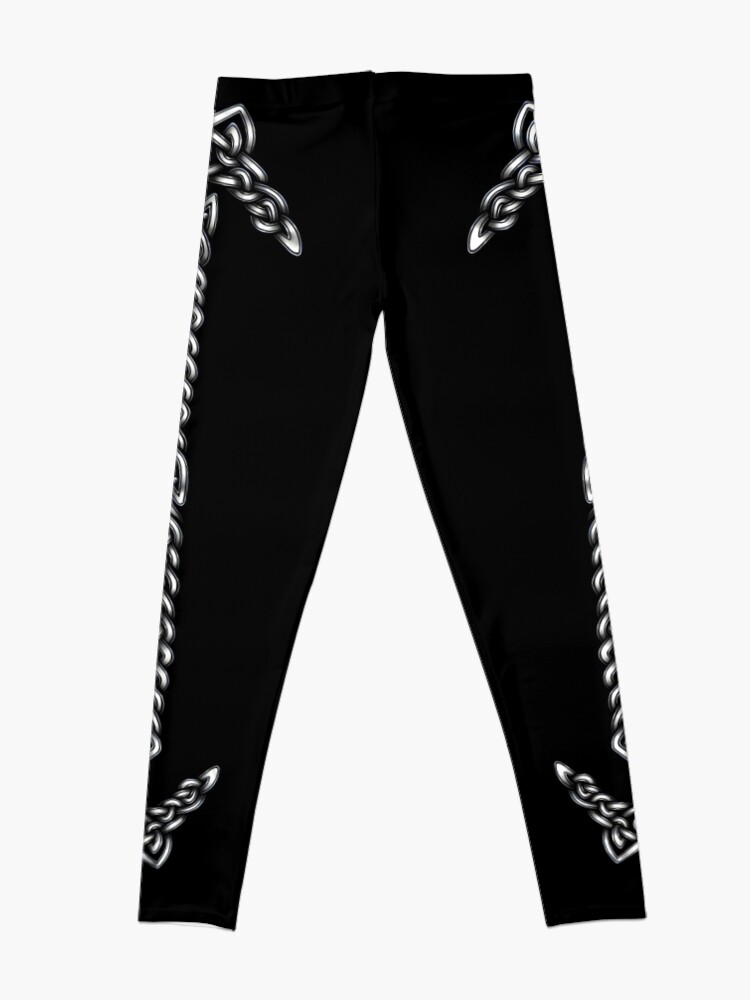 Alternate view of Celtic Knotwork - Silver Leggings