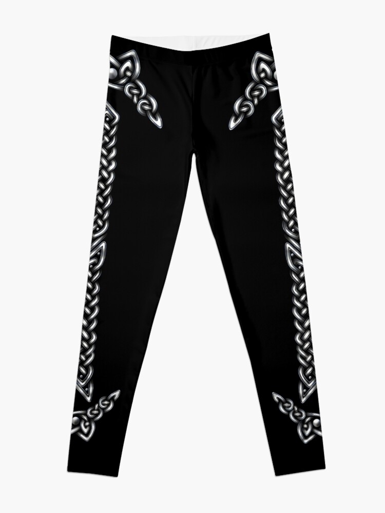 Alternate view of Celtic Knotwork - Silver Leggings