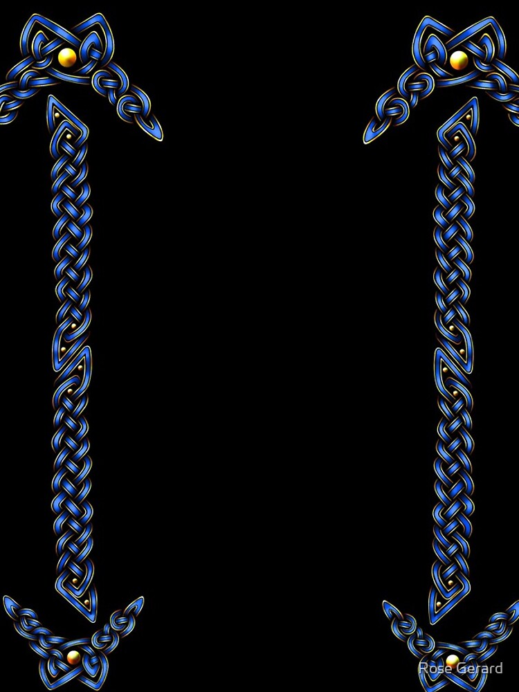 Celtic Knotwork - Gold and Steel by arkadyrose