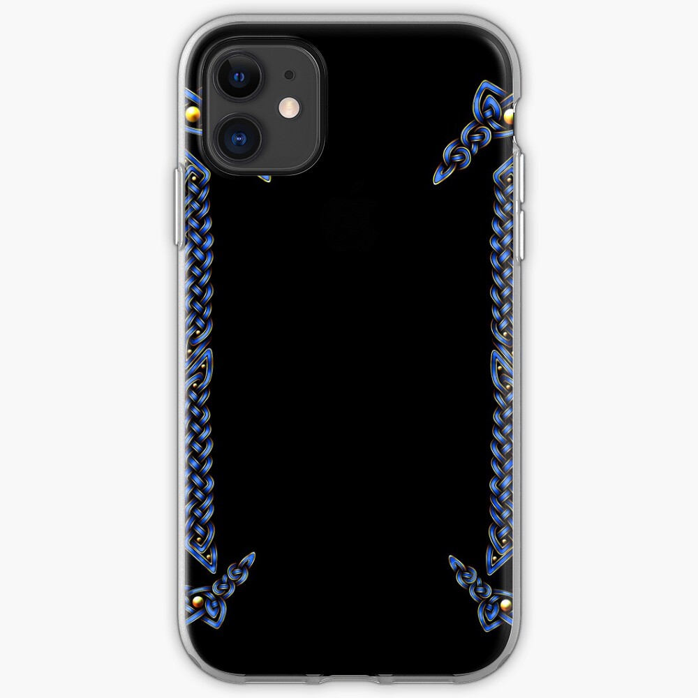 Celtic Knotwork - Gold and Steel iPhone Case & Cover