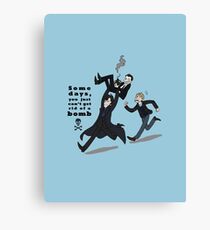 Sherlock Bomb Canvas Print